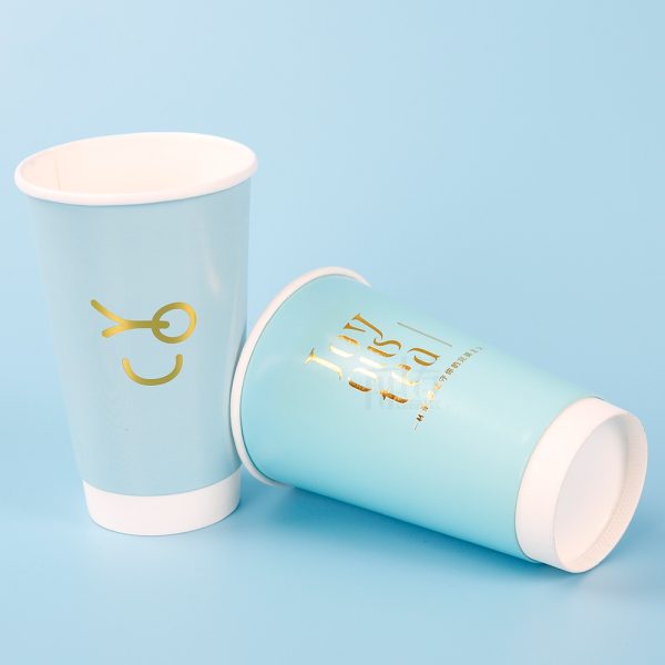 20 oz disposable hot coffee double wall paper cup