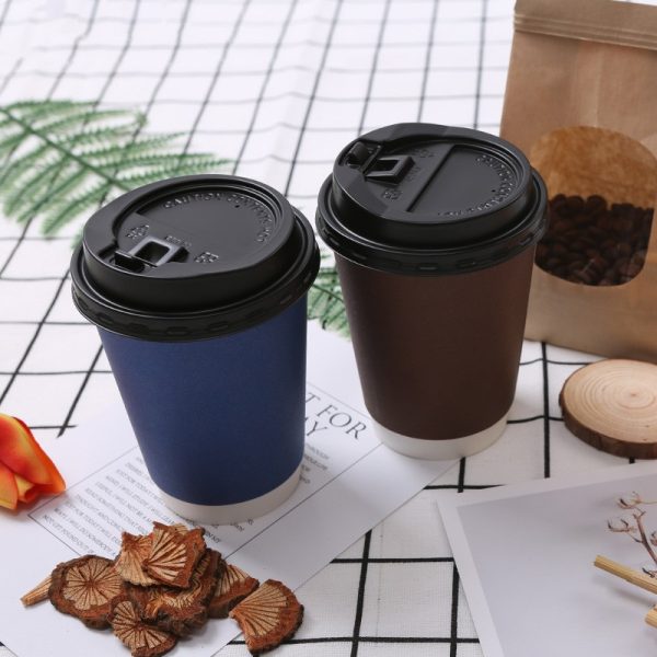 6 oz getbio® disposable hot coffee double wall paper cup