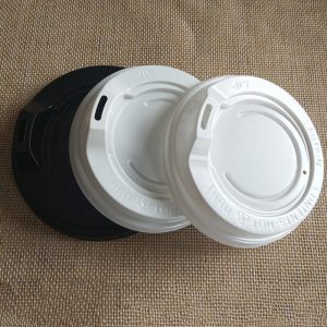 80mm 90mm spout disposable paper cup plastic lid