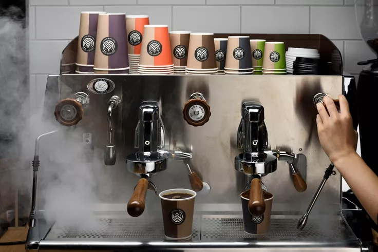 coffee vending paper cups