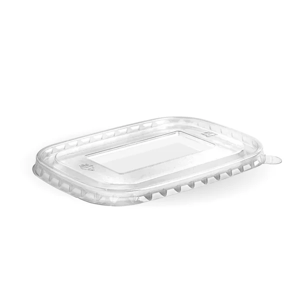 clear rectangle pet food container lid